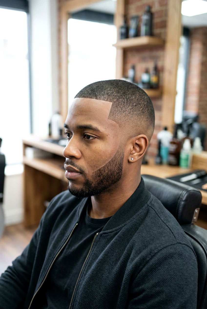 Buzz Cut With Line Up - 20 buzz cut fade - 20 buzz cut fade