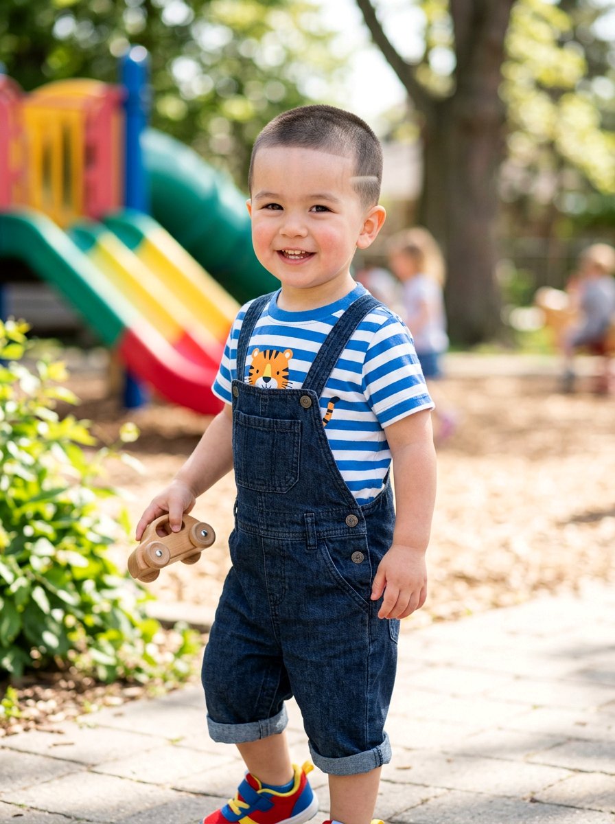 Buzz Cut With Simple Hair Design - 20 toddler buzz cut ideas - 20 toddler buzz cut ideas