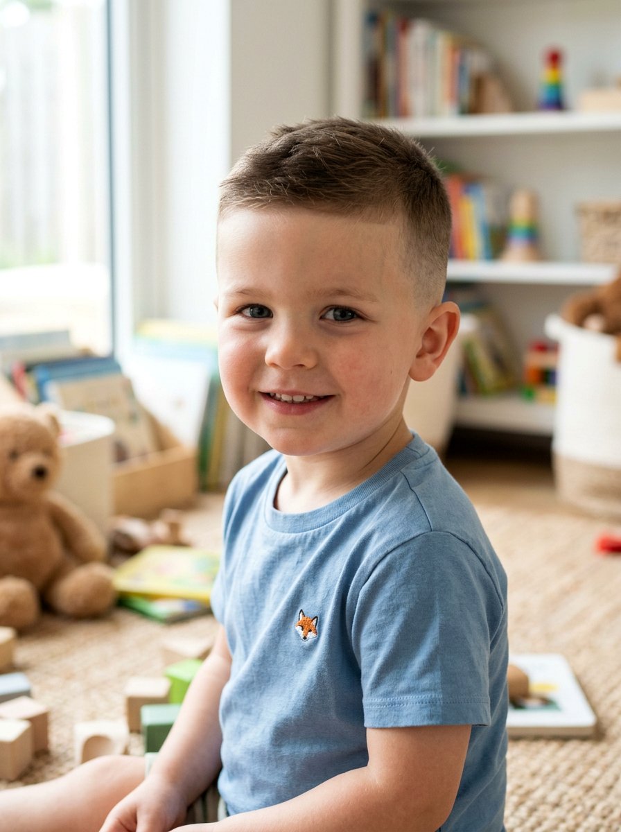 Buzz Cut With Soft Fade Sides - 20 toddler buzz cut ideas - 20 toddler buzz cut ideas
