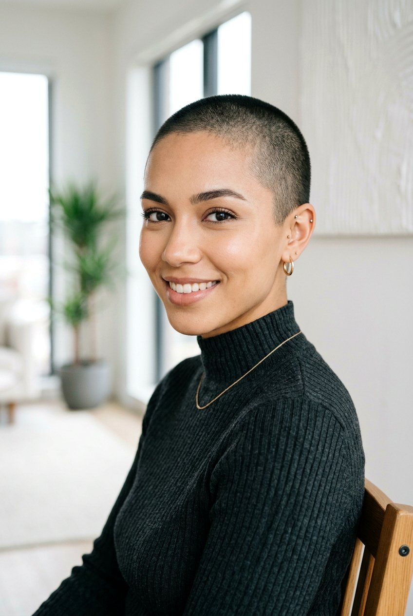 Buzz cut - 20 no style haircuts for women - 20 no style haircuts for women