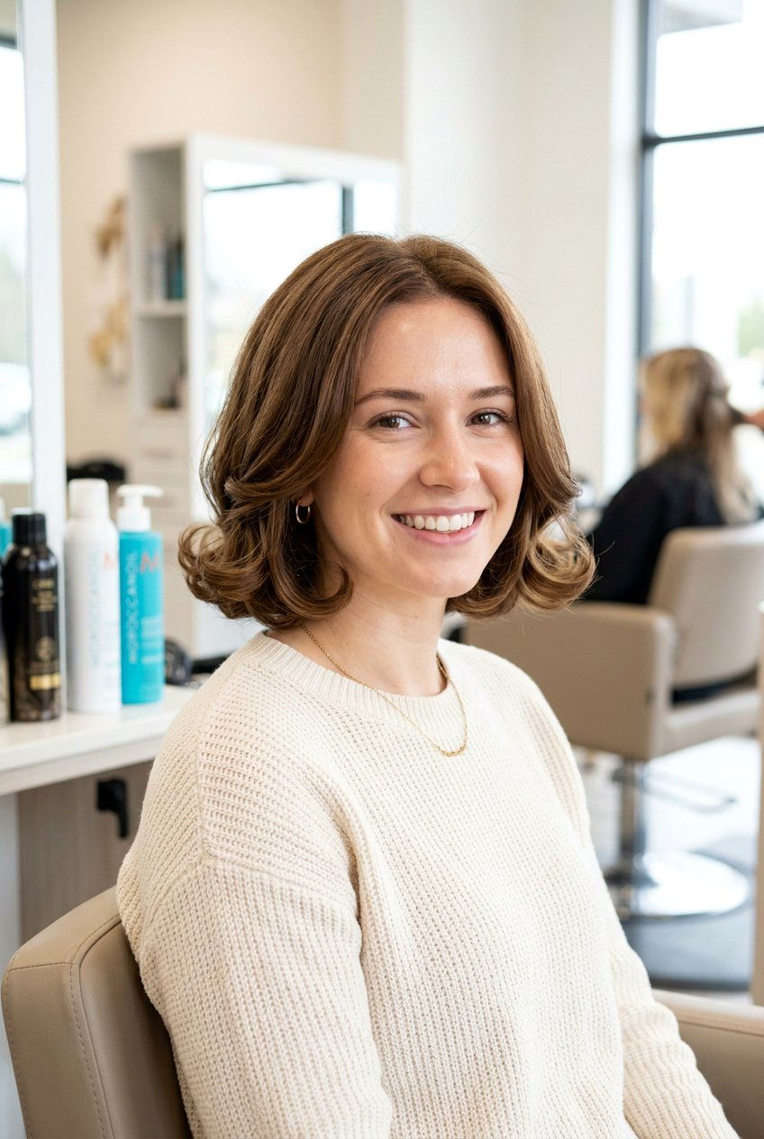 C Curl Perm Bob - 20 korean perm hairstyles - 20 korean perm hairstyles