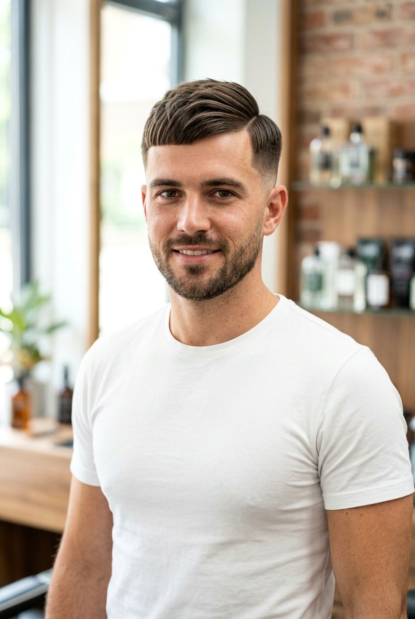 Caesar Comb Over - 20 comb over for thin hair men - 20 comb over for thin hair men