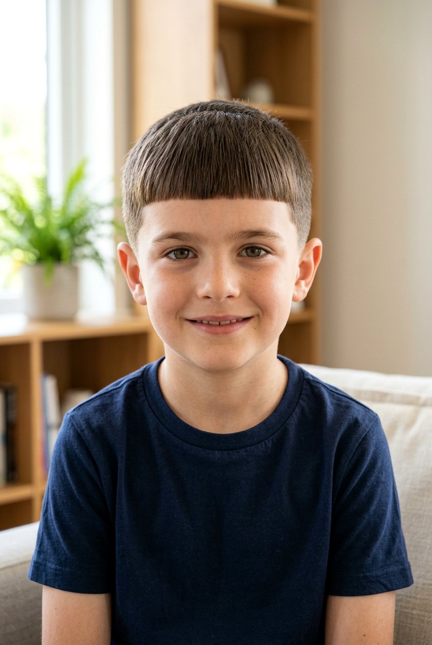 Caesar Cut - 20 hairstyles for boys - 20 hairstyles for boys