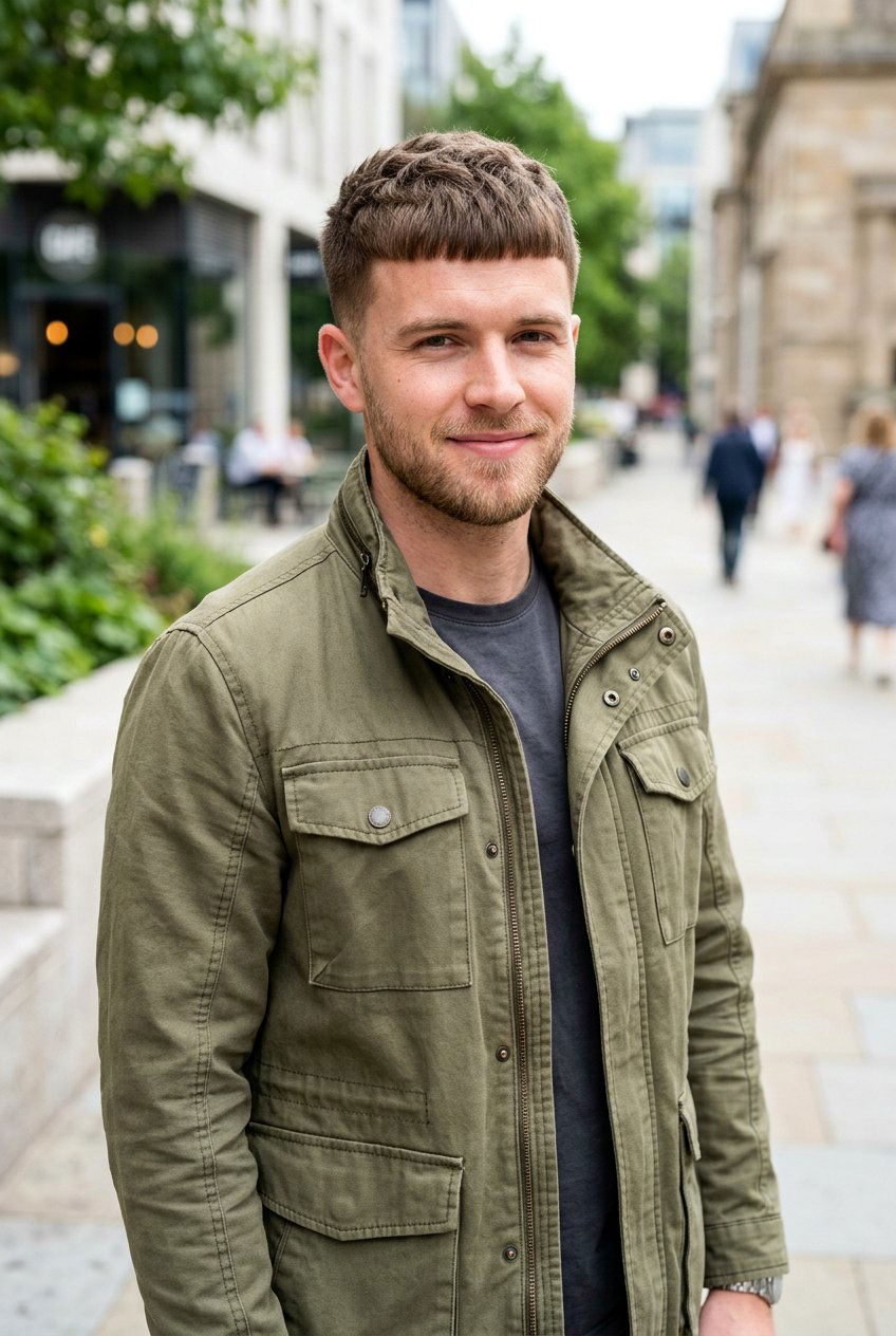 Caesar Cut - 20 mens haircut for thin fine hair - 20 men’s haircut for thin fine hair