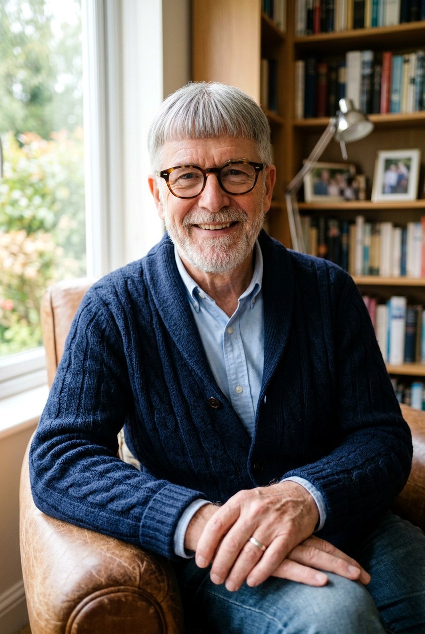 Caesar Cut For Older Men - 20 men haircut with glasses mature style - 20 men haircut with glasses mature style