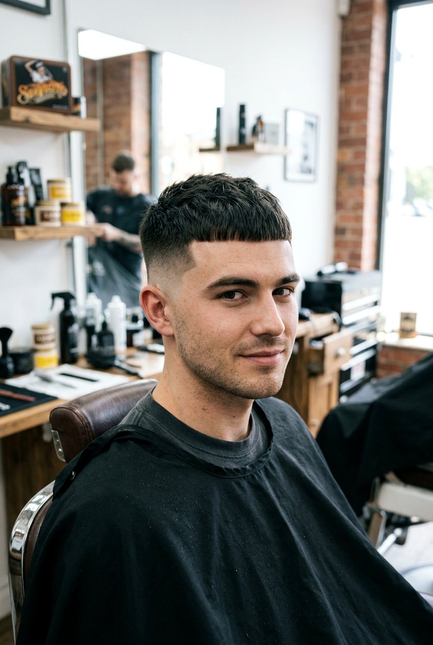 Caesar cut skin fade - 20 skin fade haircut - 20 skin fade haircut