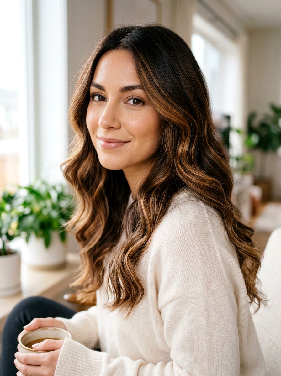 Candlelit Brunette Balayage - 20 rich girl brunette balayage - 20 rich girl brunette balayage