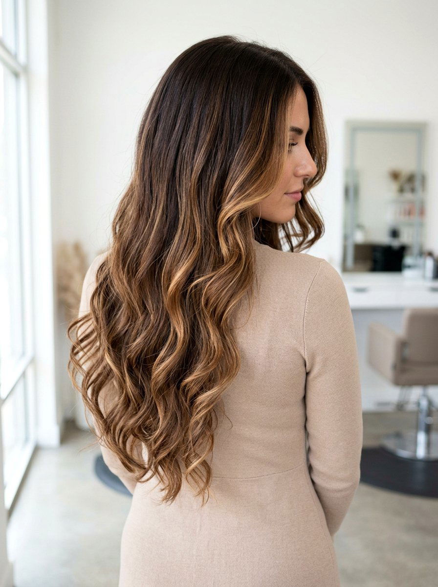 Caramel And Honey Balayage On Brunette Hair - 20 warm caramel balayage for brunettes - 20 warm caramel balayage for brunettes