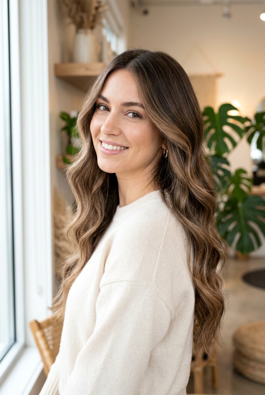 Caramel Ash Brown Balayage - 20 ash brown balayage hair - 20 ash brown balayage hair