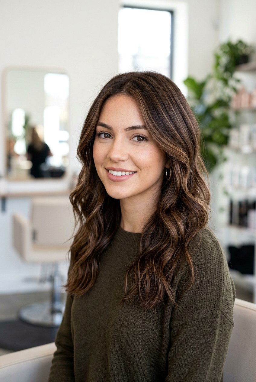 Caramel Babylights On Chocolate Brown Hair - 20 caramel highlights on brown hair - 20 caramel highlights on brown hair