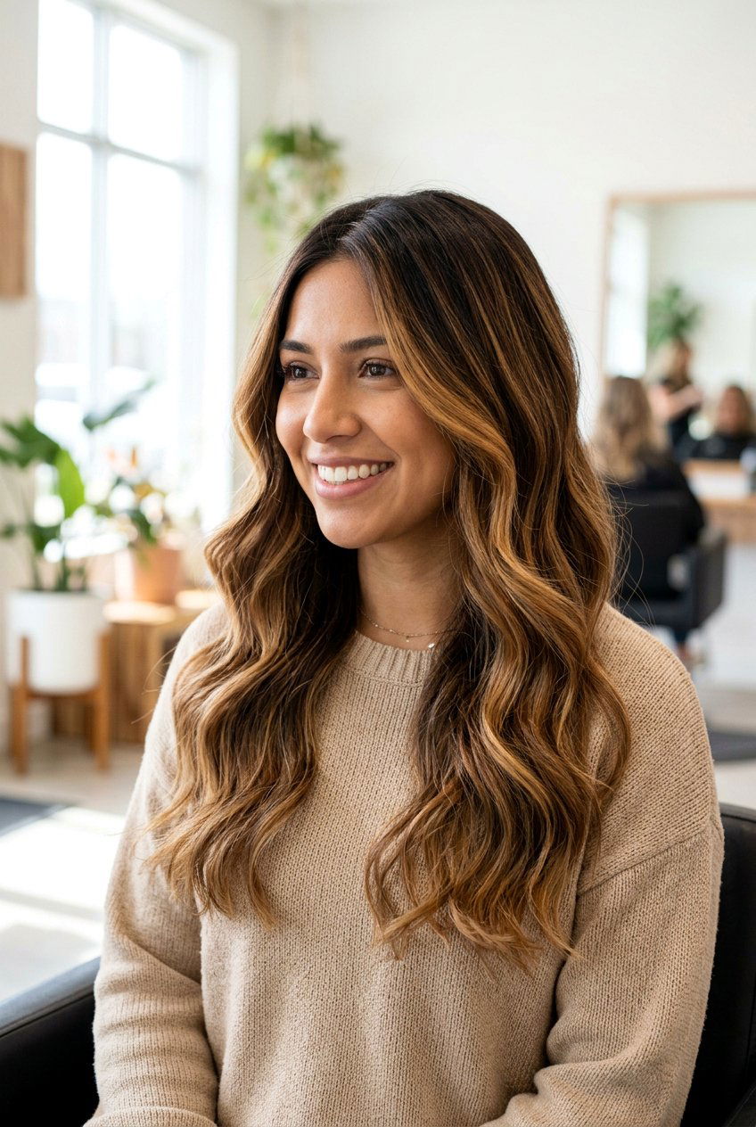 Caramel Balayage Hair - 20 spring hair color ideas - 20 spring hair color ideas