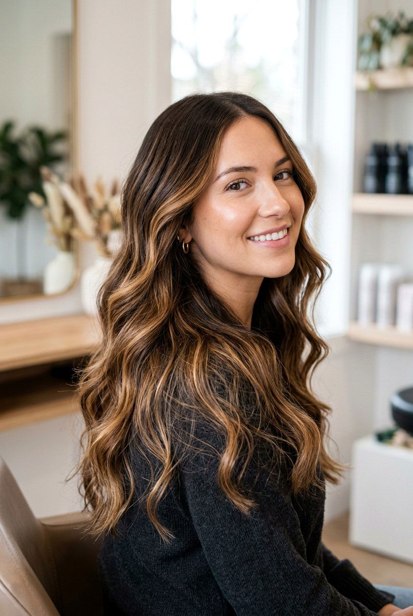 Caramel Balayage Long Hair - 20 balayage for long hair - 20 balayage for long hair