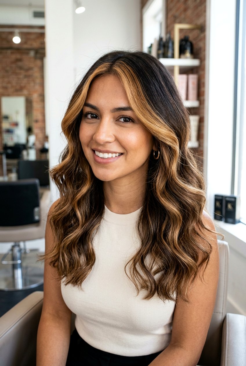 Caramel Balayage Money Piece For Warm Undertones - 20 caramel balayage for warm skin tones - 20 caramel balayage for warm skin tones
