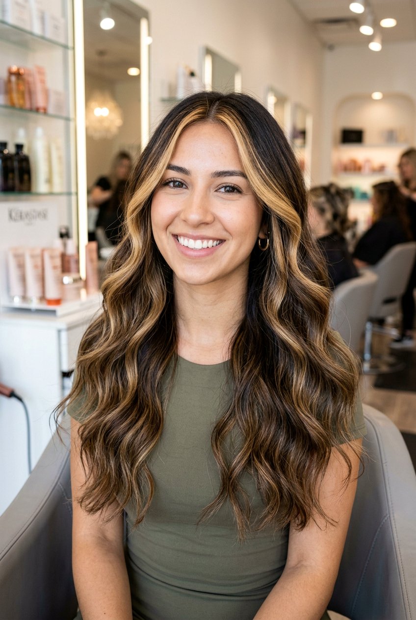 Caramel Balayage Money Piece - 20 melted caramel balayage - 20 melted caramel balayage