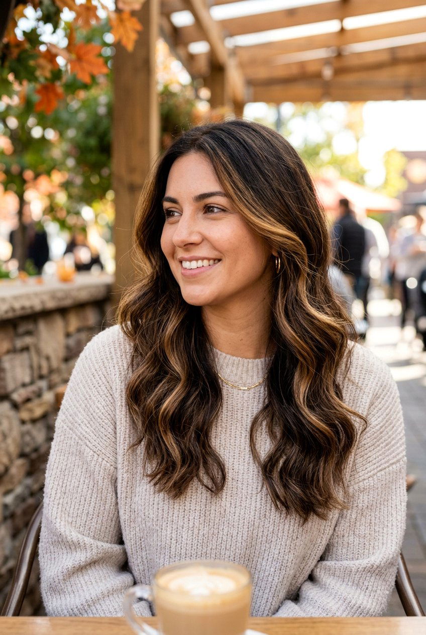 Caramel Balayage On Dark Brown Hair - 20 best hair color ideas for roundup posts - 20 best hair color ideas for roundup posts