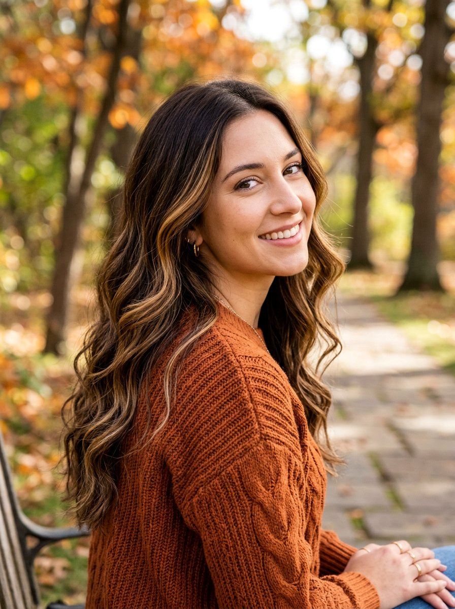 Caramel Balayage On Dark Brown Hair - 20 trendy balayage ideas 2026 - 20 trendy balayage ideas 2026