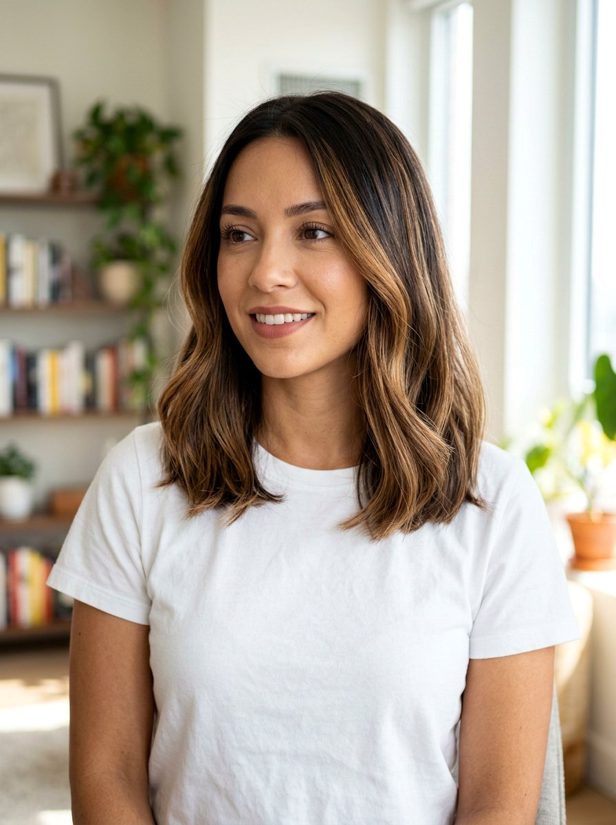 20 Gorgeous Warm Caramel Balayage for Brunettes to Try