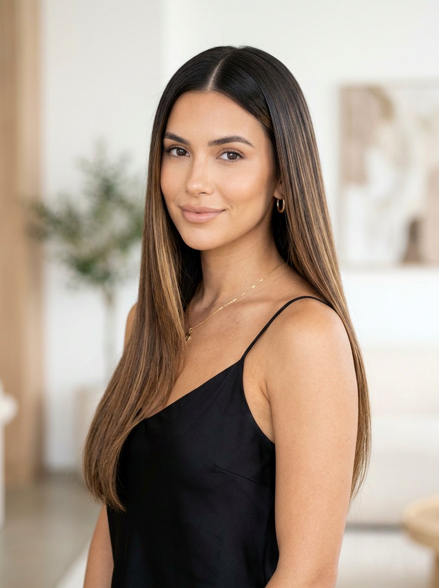 Caramel Balayage On Straight Brunette Hair - 20 warm caramel balayage for brunettes - 20 warm caramel balayage for brunettes