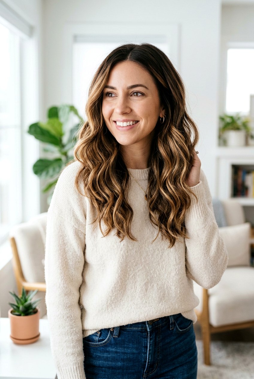 Caramel Balayage Shoulder Length Hair - 20 hair color ideas for shoulder length hair - 20 hair color ideas for shoulder length hair