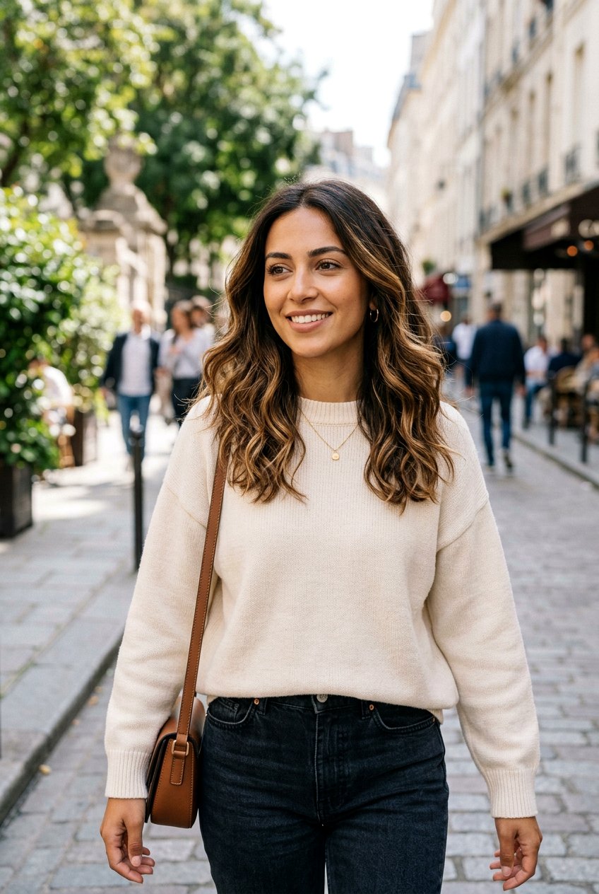 Caramel Balayage on Olive Skin - 20 hair color ideas for olive skin - 20 hair color ideas for olive skin