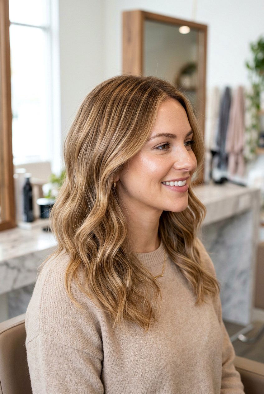 Caramel Blonde Babylights - 20 caramel blonde hair color - 20 caramel blonde hair color