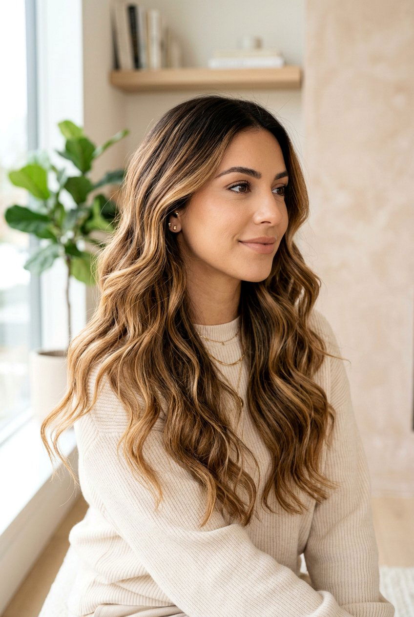 Caramel Blonde Balayage - 20 quiet luxury hair color - 20 quiet luxury hair color