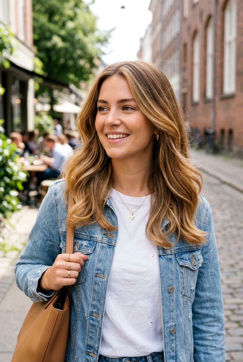 Caramel Blonde Balayage Shoulder Length Hair - 20 natural looking balayage for blondes - 20 natural looking balayage for blondes