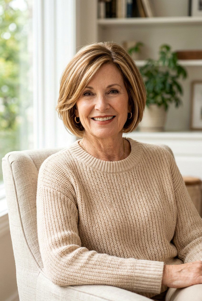 Caramel Blonde Highlights Short Hair - 20 blonde refresh for older women - 20 blonde refresh for older women