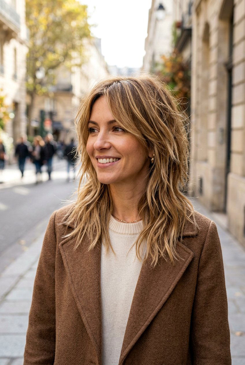 Caramel Blonde Shag Haircut - 20 blonde shag hair color ideas - 20 blonde shag hair color ideas