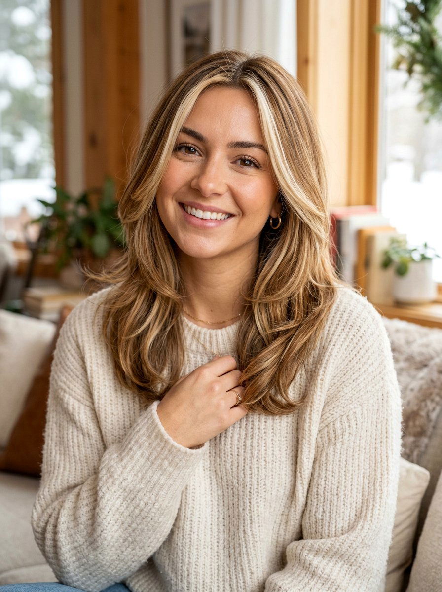 Caramel Bronde Face Framing Layers - 20 caramel bronde balayage for brunettes - 20 caramel bronde balayage for brunettes