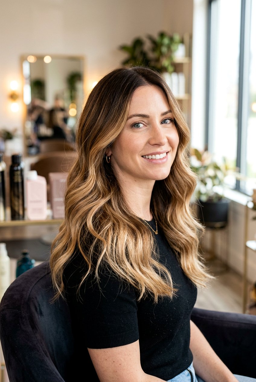 Caramel Bronde Melt - 20 bronde hair color ideas - 20 bronde hair color ideas