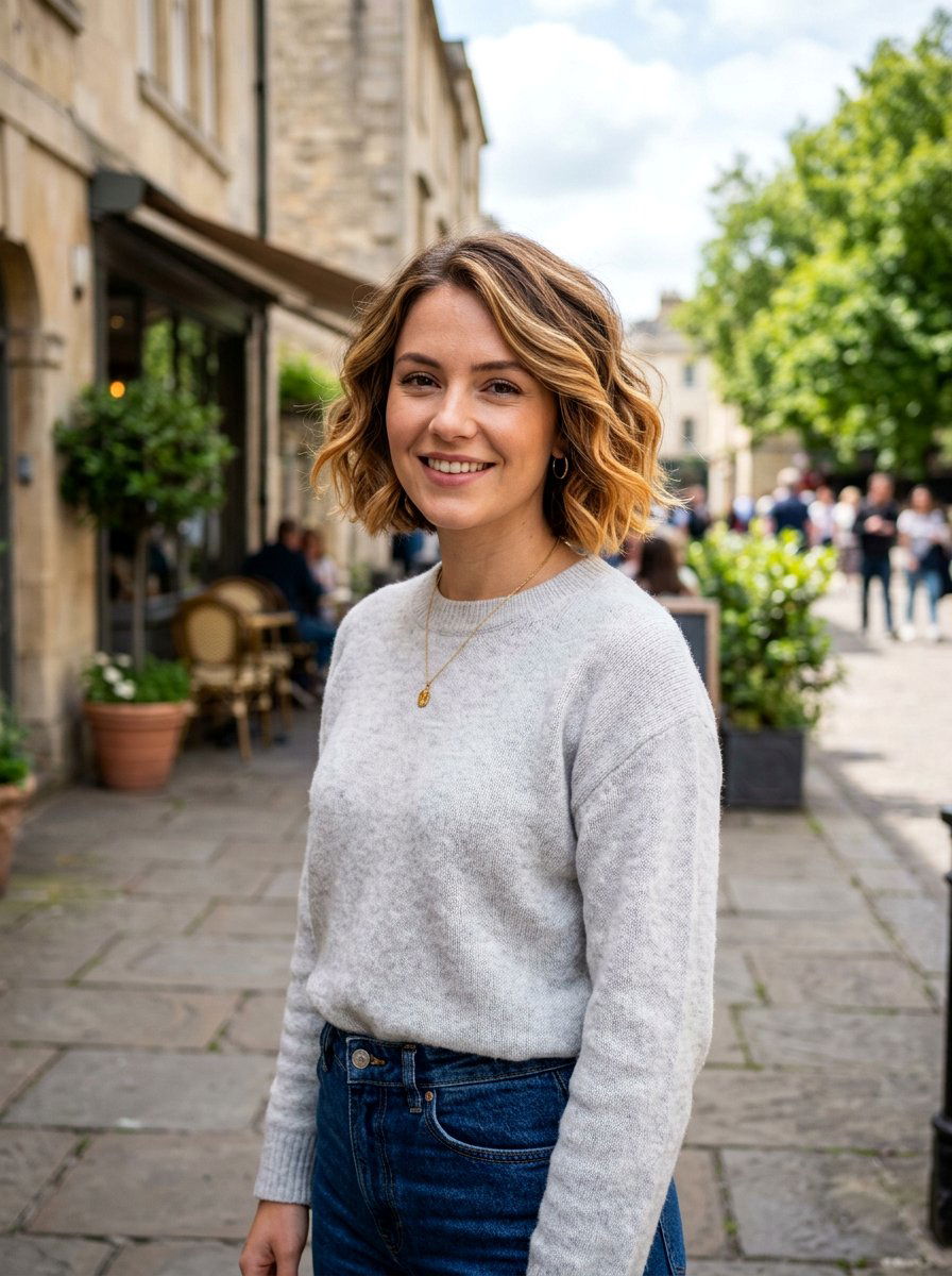 Caramel Bronde Short Wavy Hair - 20 caramel bronde balayage for brunettes - 20 caramel bronde balayage for brunettes