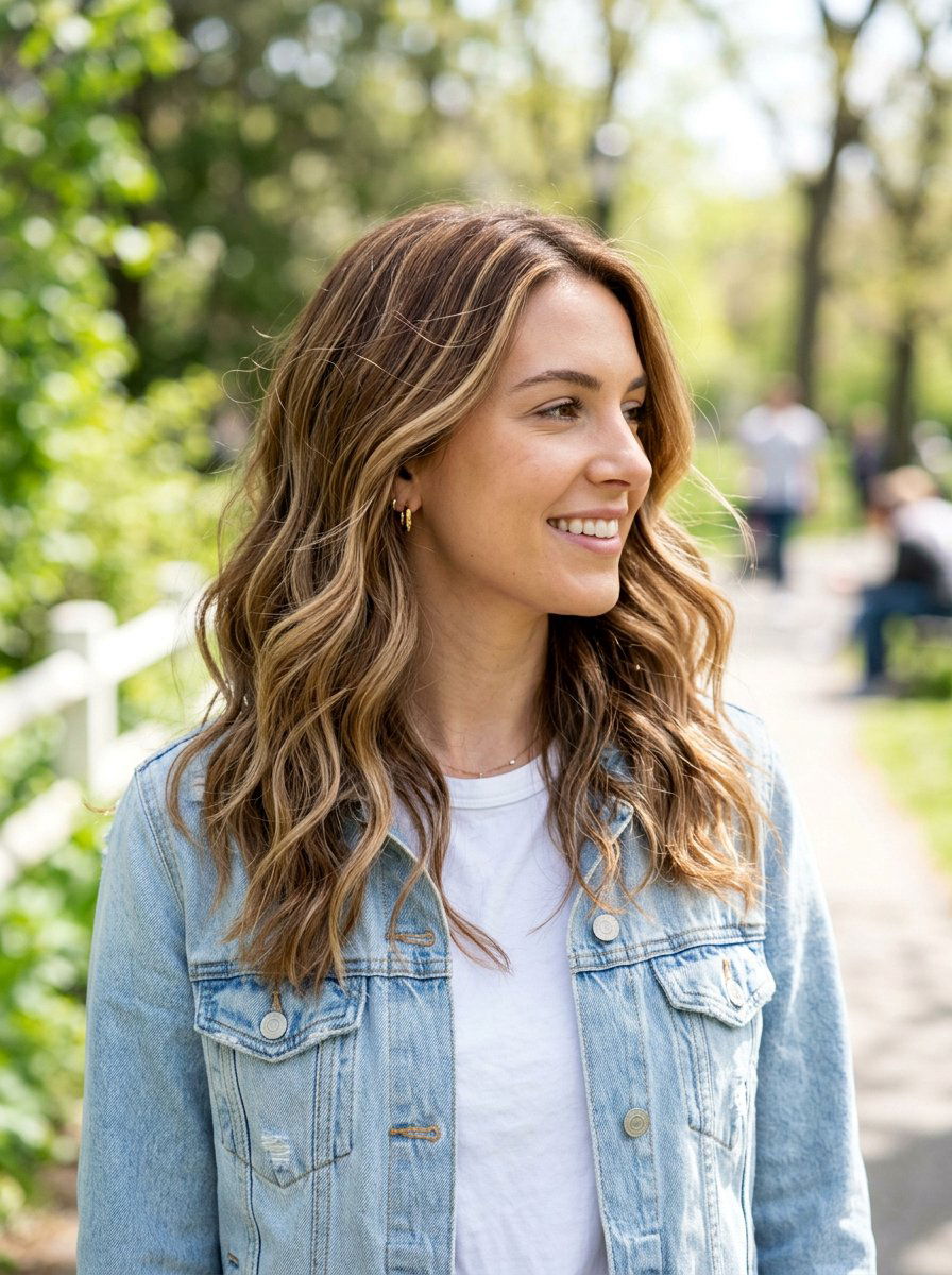 Caramel Brown Hair With Blonde Ribbons - 20 rich brown hair with soft caramel ribbons - 20 rich brown hair with soft caramel ribbons