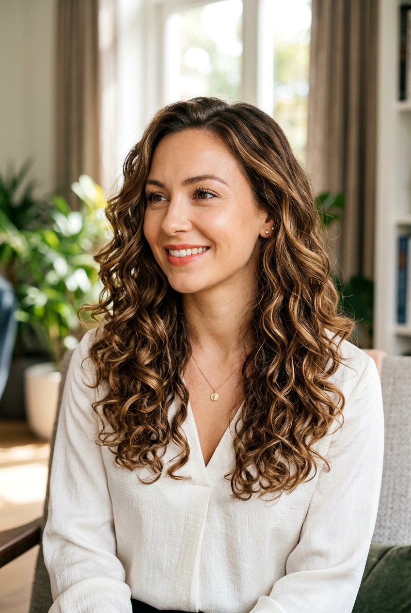 Caramel Brunette Hair With Soft Curls - 20 rich caramel brunette - 20 rich caramel brunette