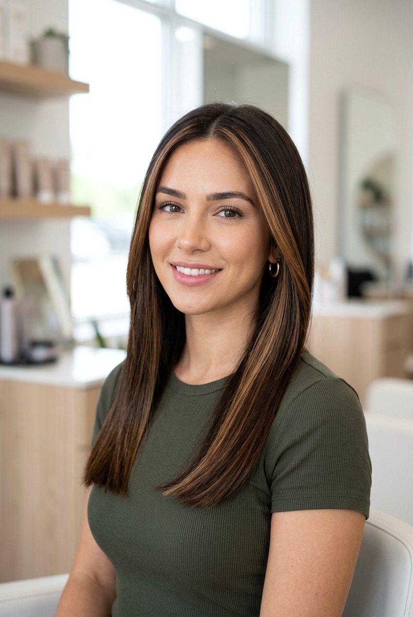 Caramel Face Framing On Straight Hair - 20 caramel face framing highlights on brunette hair - 20 caramel face framing highlights on brunette hair