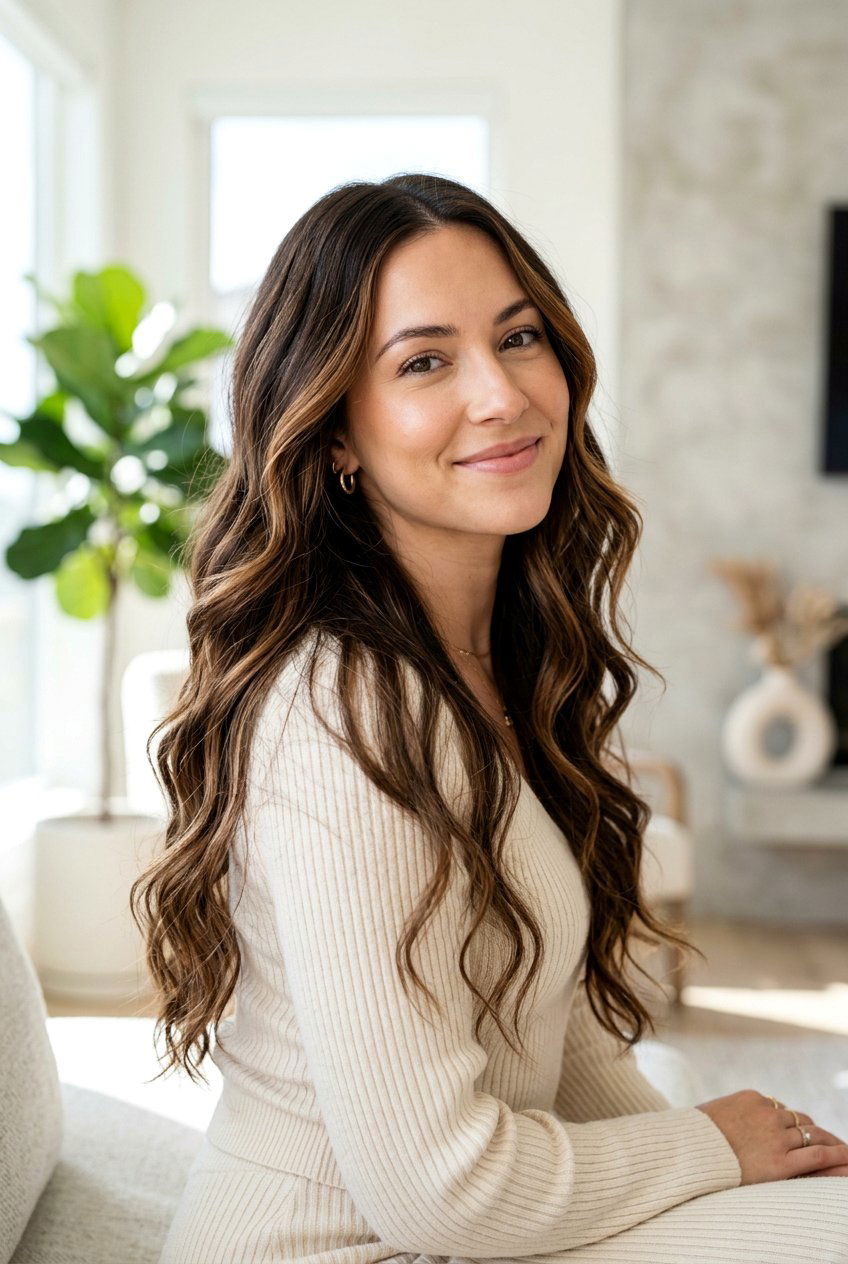 Caramel Highlights on Brown Hair - 20 hair color ideas for neutral undertones - 20 hair color ideas for neutral undertones