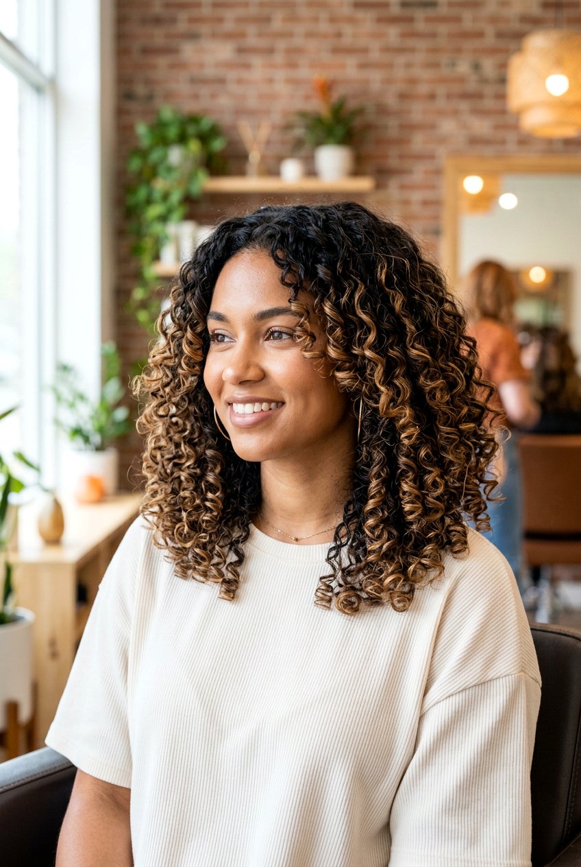 Caramel Latte on Curly Hair - 20 caramel latte hair color - 20 caramel latte hair color