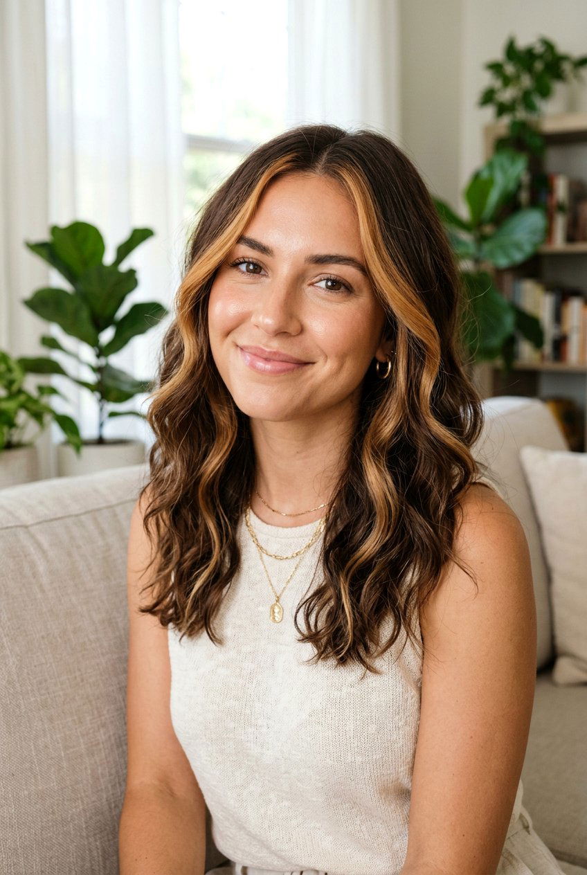 20 Gorgeous Brunette Hair With Caramel Money Piece Looks