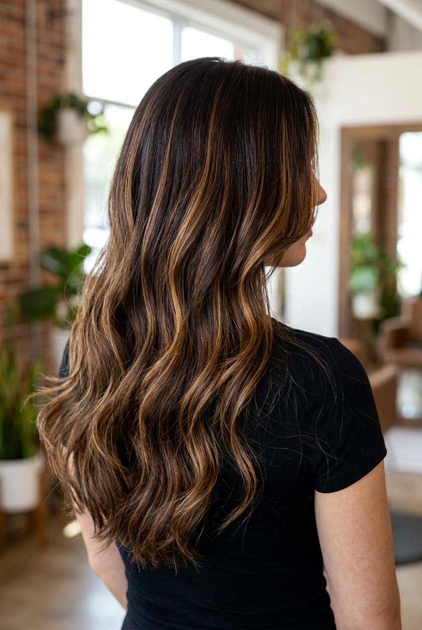 Caramel Ribbon Balayage with Toffee Tones - 20 caramel ribbon balayage - 20 caramel ribbon balayage