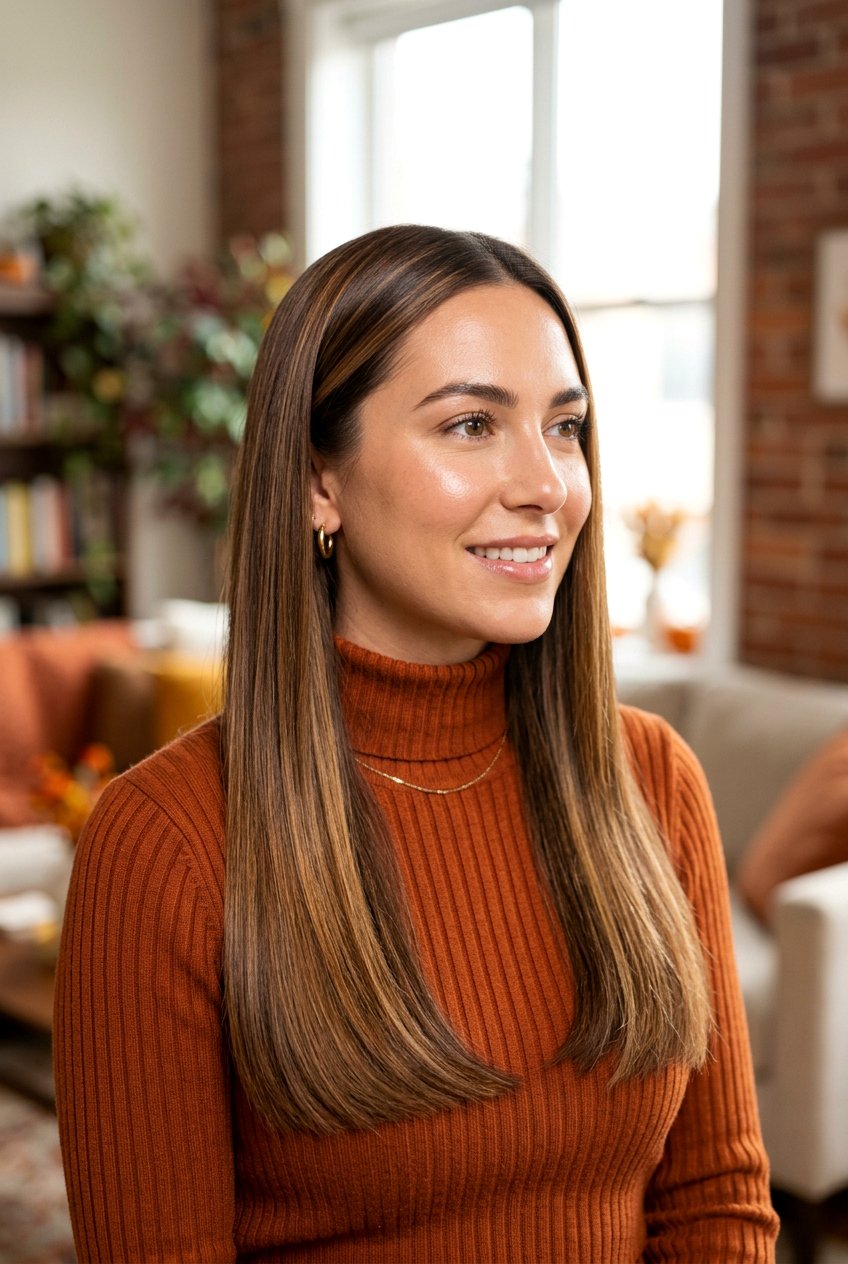 Caramel Ribbons On Straight Hair - 20 autumn caramel ribbons hair - 20 autumn caramel ribbons hair