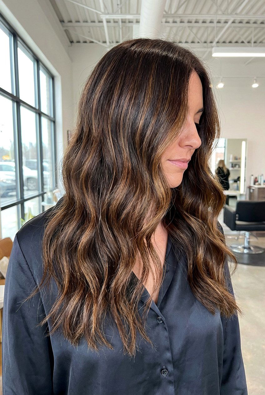 20 Stunning Caramel Balayage on Dark Brown Hair Looks to Try