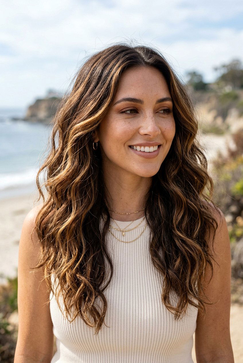 Caramel highlights for wavy brunette hair - 20 brunette hair with caramel highlights - 20 brunette hair with caramel highlights