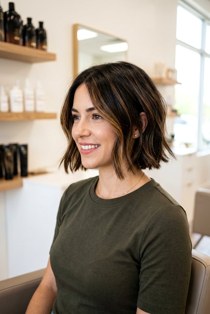 Caramel highlights on dark bob haircut - 20 caramel highlights on dark hair - 20 caramel highlights on dark hair