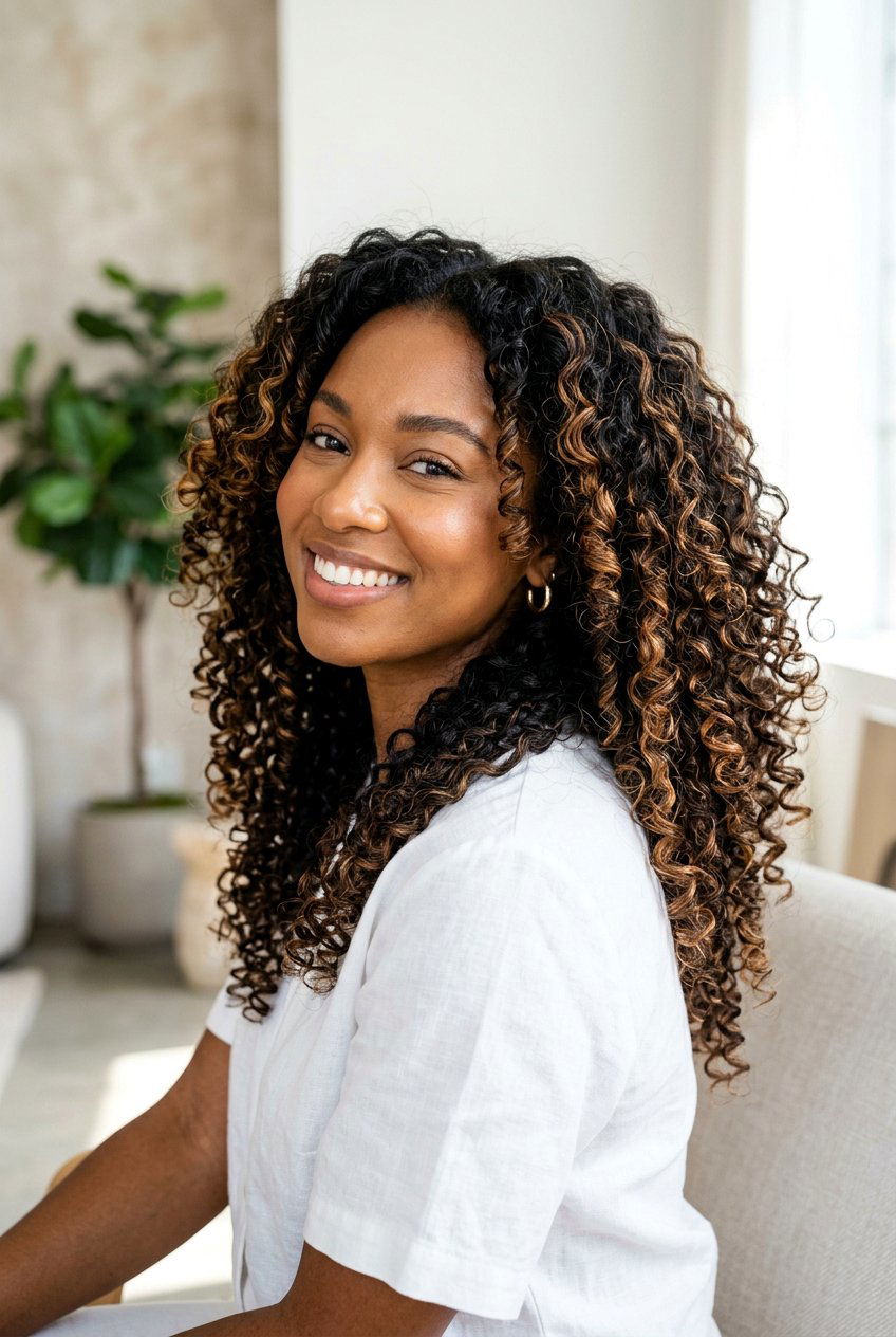 Caramel highlights on dark curly hair - 20 caramel highlights on dark hair - 20 caramel highlights on dark hair