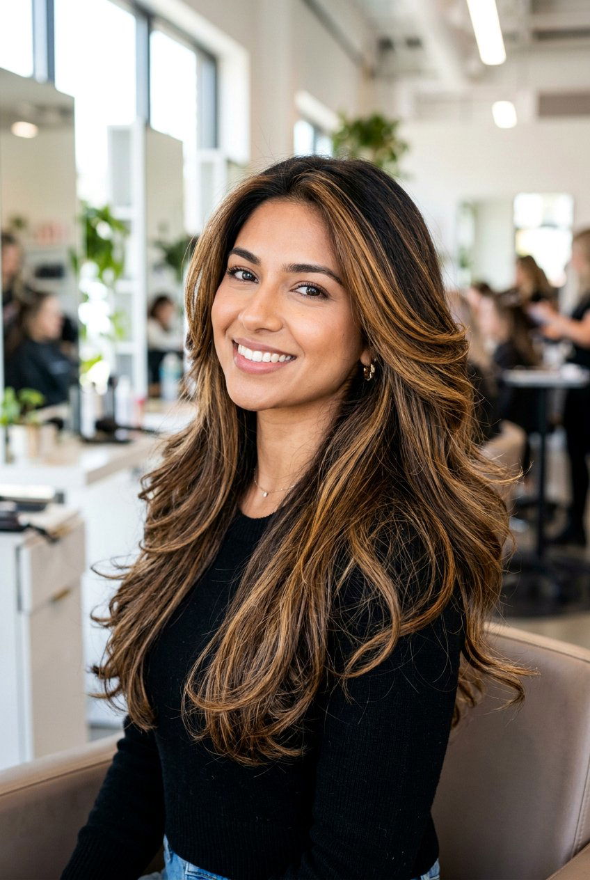 20 Stunning Caramel Highlights on Dark Hair for a Chic Look