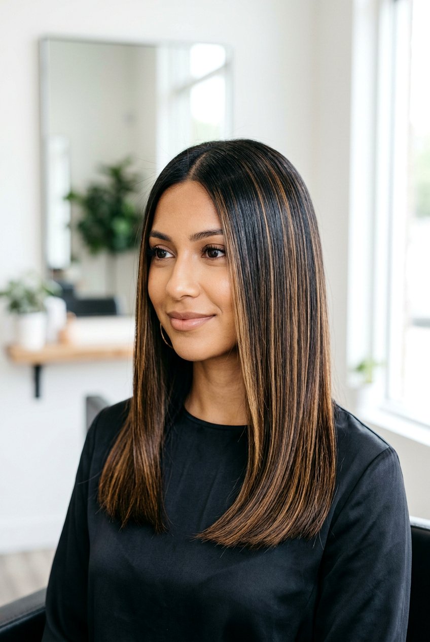 Caramel highlights on dark straight hair - 20 caramel highlights on dark hair - 20 caramel highlights on dark hair