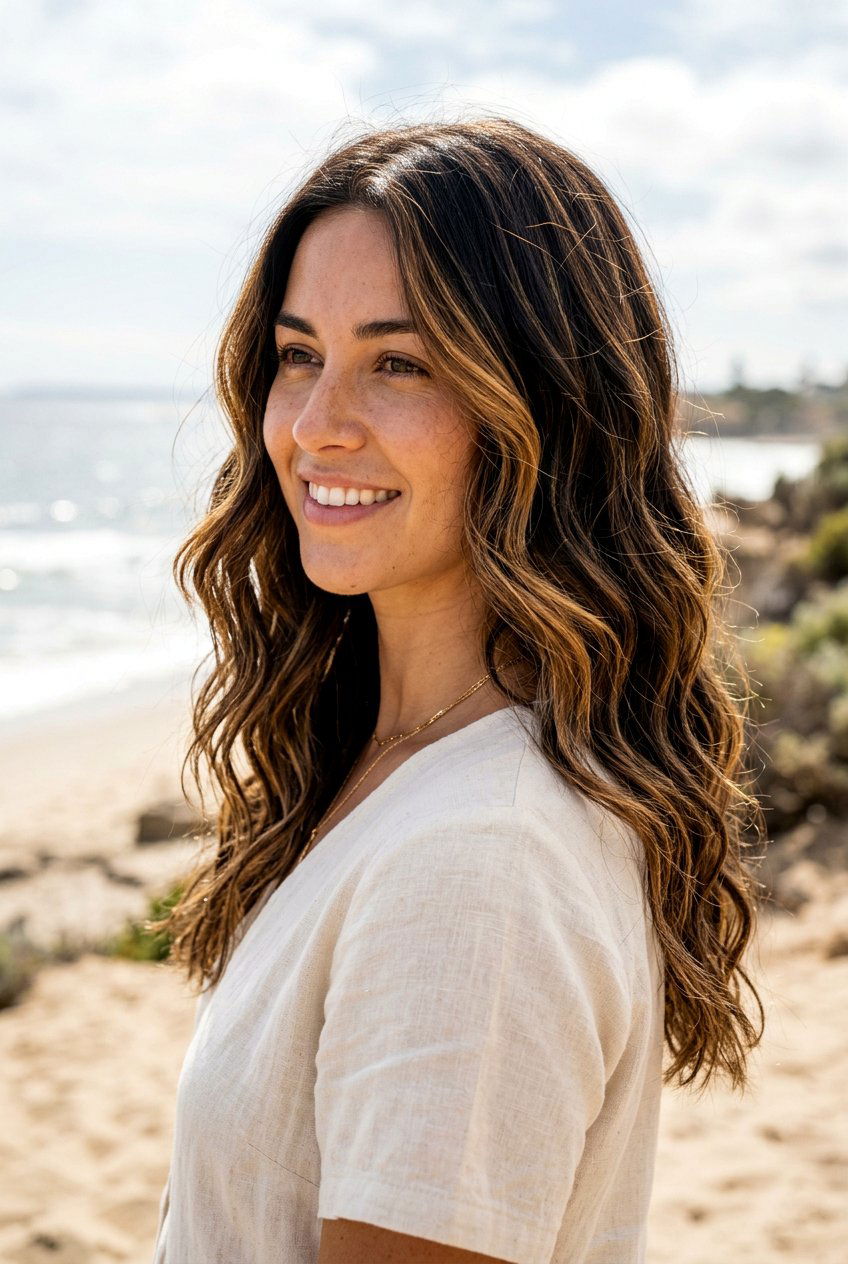 Caramel highlights on dark wavy hair - 20 caramel highlights on dark hair - 20 caramel highlights on dark hair