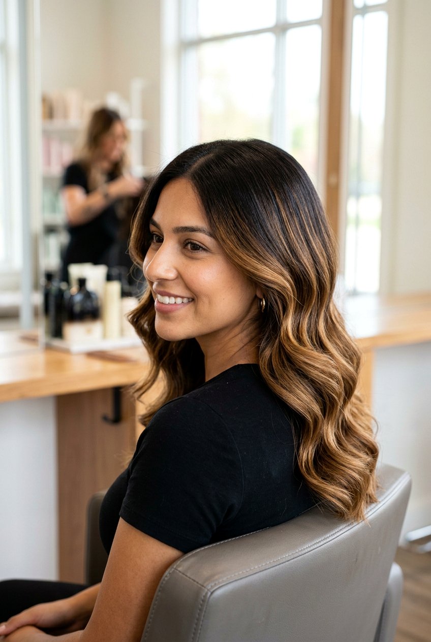 Caramel ombre dark hair - 20 ombre hair color ideas - 20 ombre hair color ideas