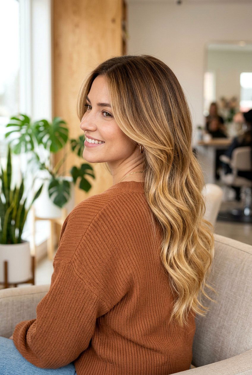 Caramel to Blonde Balayage - 20 cool blonde balayage - 20 cool blonde balayage