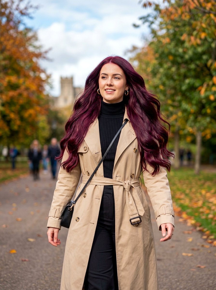 Carmine Red Gloss Long Hair - 20 red gloss hair color ideas - 20 red gloss hair color ideas